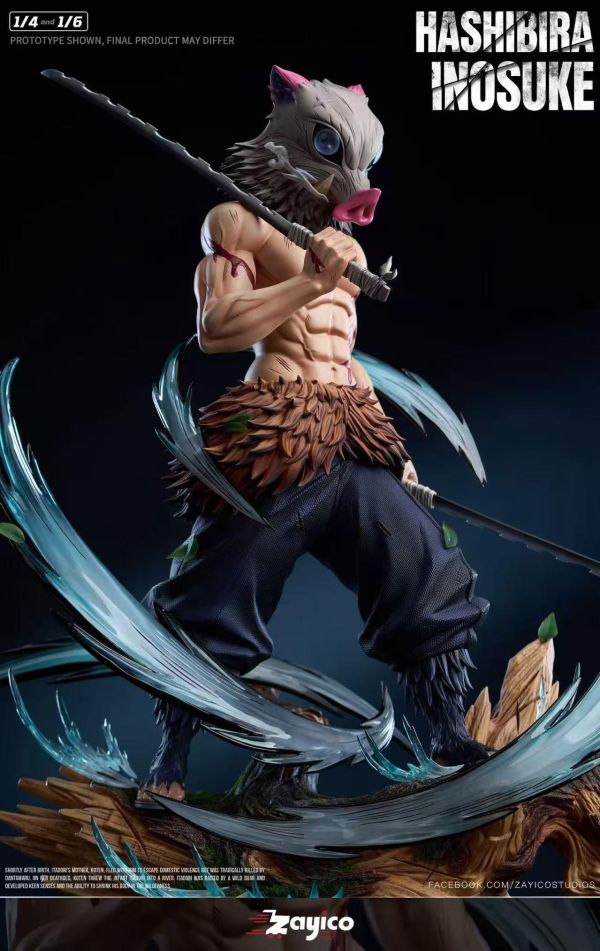 【預購】Zayico-Studio > 鬼滅之刃 > 1/6 & 1/4 海外私定 嘴平伊之助 Fiend Studio,鬼滅之刃,山之王,嘴平伊之助,GK,玩具,收藏,擺件,模型,公仔,人偶,手辦,動漫