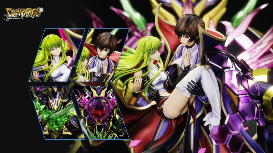 【預購】DMS造夢者 > Code Geass 反叛的魯路修 > 1/6 情懷系列04彈 魯路修&C.C. DMS造夢者,Code Geass 反叛的魯路修,C.C.,GK,玩具,收藏,擺件,模型,公仔,人偶,手辦,動漫