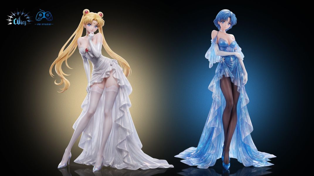 【預購】cdkey-Studio & PG-Studio > 美少女戰士 > 1/6 晚禮服系列-01月野兔 02水星 How Cute,美少女戰士,月野兔,GK,玩具,收藏,擺件,模型,公仔,人偶,手辦,動漫