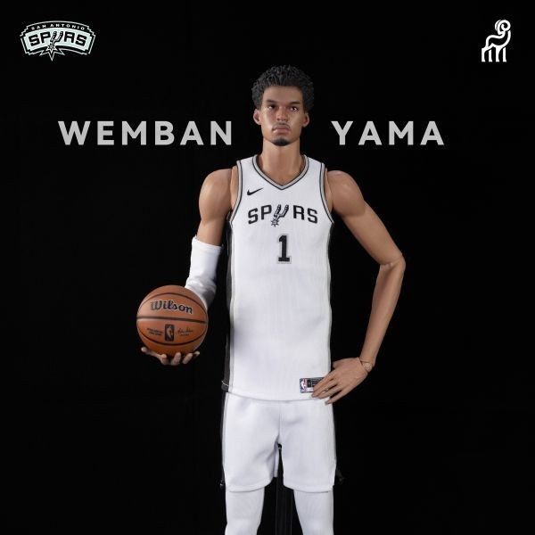 【售罄-代購/追加服務請洽客服】Goat Toys > NBA > 1/6 馬刺隊 平靜套裝 維克托·文班亞馬 NBA,維克托·文班亞馬,GK,玩具,模型,雕像,共鳴
