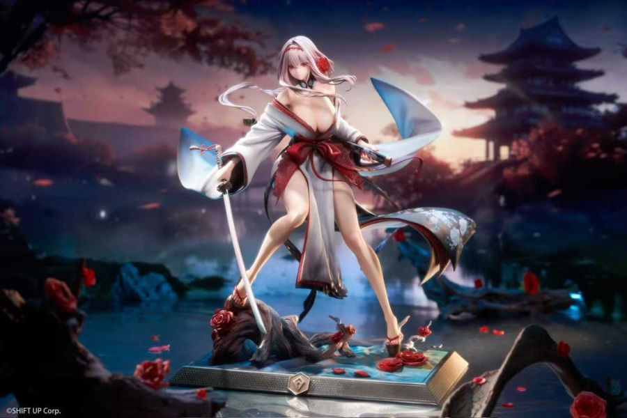 【預購】HobbySakura > NIKKE勝利女神：妮姬 > 1/4 蓮花時裝 紅蓮暗影 (雙版本) NIKKE勝利女神：妮姬,紅蓮暗影,GK,玩具,模型,雕像,共鳴