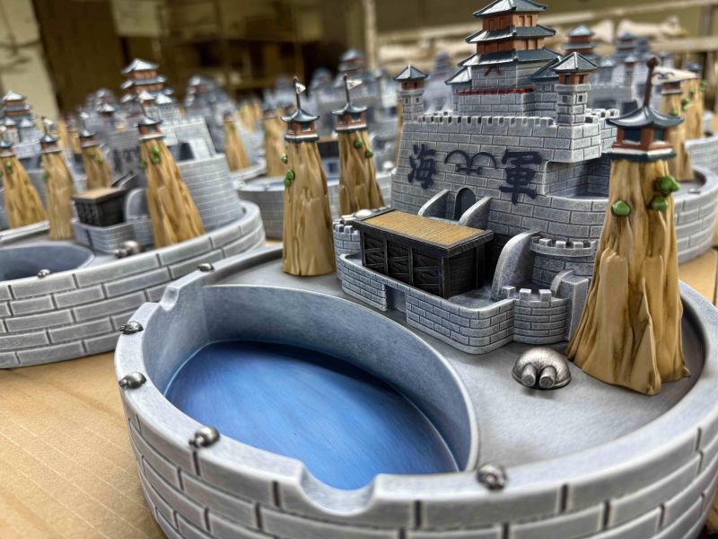 【預購】可藝模玩 > 海賊王 > 馬林福特海軍本部創意擺件 煙灰缸 創世工作室,數碼寶貝,究極天使獸,GK,玩具,收藏,擺件,模型,公仔,人偶,手辦,動漫