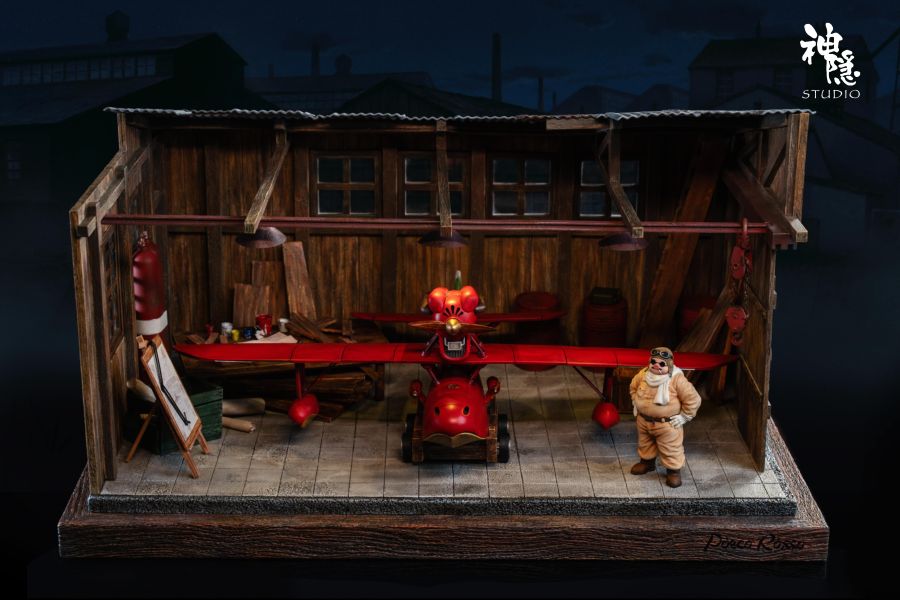 【售罄-代購/追加服務請洽客服】神隱工作室 > 宮崎駿 > 剪影瞬間系列 紅豬 王牌飛行員 波魯克·羅梭 宮崎駿,紅豬,波魯克·羅梭,GK,玩具,模型,雕像,共鳴