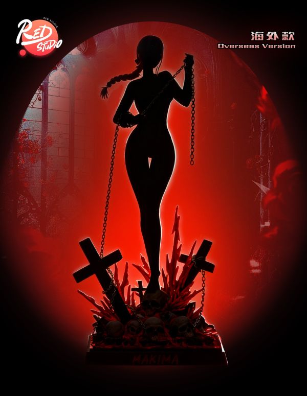 【預購】Red-Studio > 鏈鋸人 > 1/4 & 1/6 女雕系列 第三彈 支配惡魔的溫柔假面 瑪奇瑪 THUNDER Z,劍星,刀姬,GK,玩具,收藏,擺件,模型,公仔,人偶,手辦,動漫