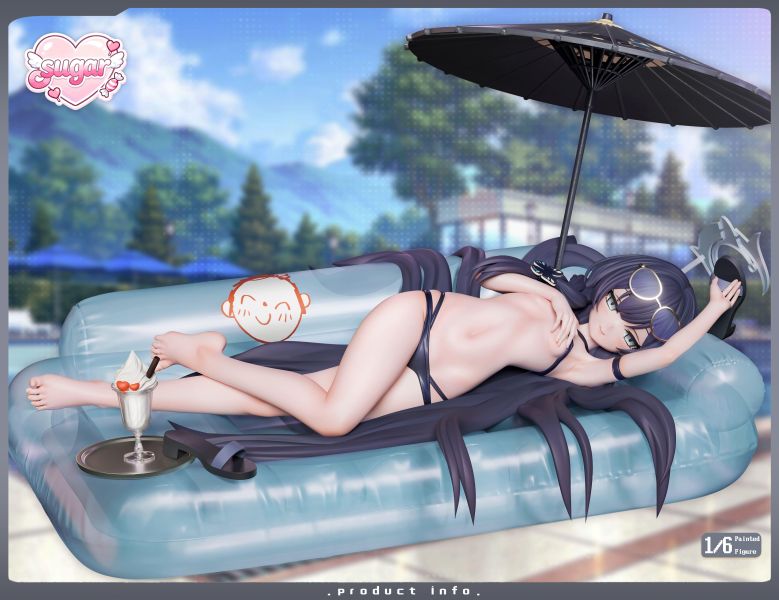 【預購】糖心工作室 > 蔚藍檔案 > 1/6 夏日妃 糖心工作室,蔚藍檔案,夏日妃,GK,玩具,收藏,擺件,模型,公仔,人偶,手辦,動漫