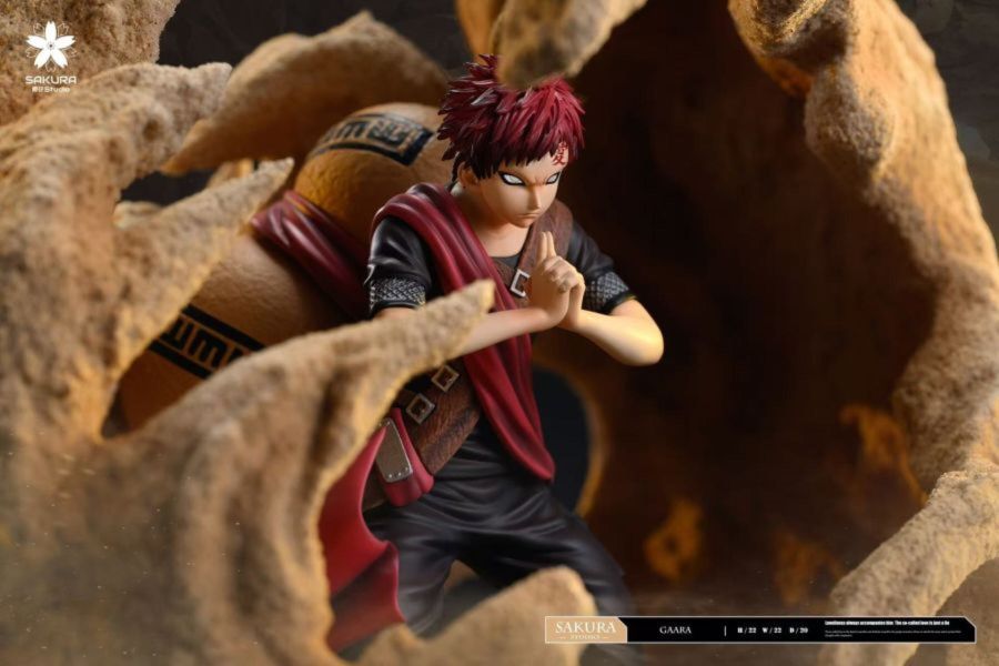 【已售罄，如欲追加請私訊客服@toykokoro】櫻花-Studio>火影忍者>輕雕像共鳴系列第七彈 我愛羅 火影忍者,NARUTO,我愛羅,櫻花,GK,玩具,模型,雕像,共鳴