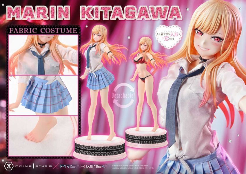 【售罄-代購/追加服務請洽客服】《正版授權》Prime 1 Studio (P1S) > 戀上換裝娃娃 > 1/4 喜多川海夢 戀上換裝娃娃,喜多川海夢,GK,玩具,模型,雕像,共鳴