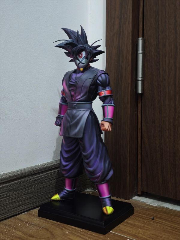 【預購】AW-Studio > 七龍珠 > 1/6 2.5D光影塗裝系列 黑髮面具肌肉人 孫悟空 SENZUBEAN工作室,七龍珠,孫悟空,GK,玩具,收藏,擺件,模型,公仔,人偶,手辦,動漫