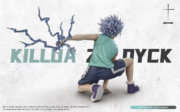 【預購】Cross十字>HUNTER×HUNTER全職獵人>蹲姿神速 奇犽 海賊王,航海王,索隆,羅羅亞,利群,POP,修羅,三刀流,GK,玩具,雕像,擺件,收藏