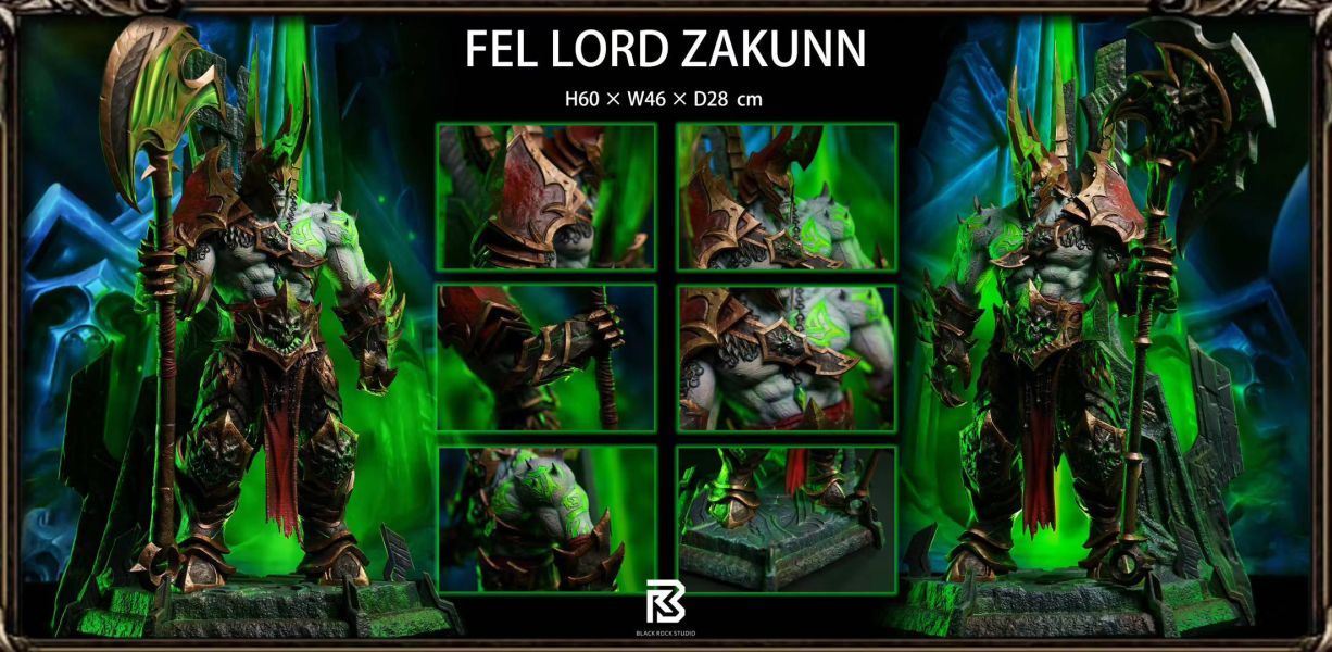 【售罄-代購/追加服務請洽客服】BRS黑石 > 魔獸世界 > 黑暗之門 門神札昆 (多版本) 魔獸世界,門神札昆,GK,玩具,模型,雕像,共鳴
