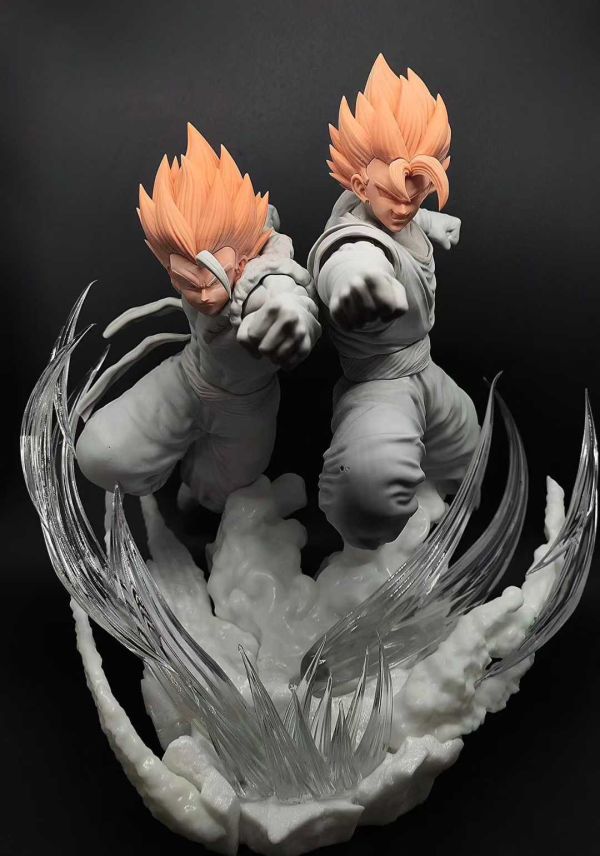 【預購】天工開物 > 七龍珠 > 1/6 龍珠經典人物系列02 超藍出拳雙王 悟吉塔&貝吉特 (雙版本) 七龍珠,悟吉塔,貝吉特,GK,玩具,模型,雕像,共鳴