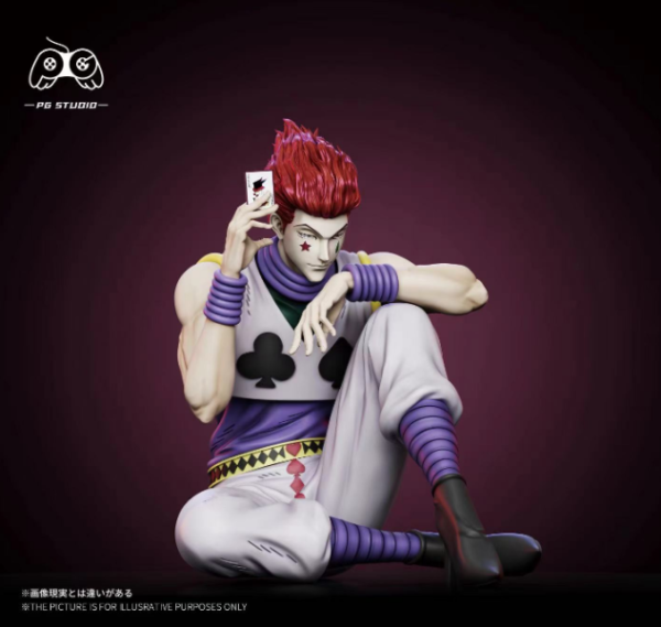 【預購】PG-Studio>HUNTER×HUNTER全職獵人>坐姿西索(雙配色) HUNTER,全職獵人,獵人,西索,坐姿西索,PG-Studio,GK,玩具,模型,雕像,共鳴