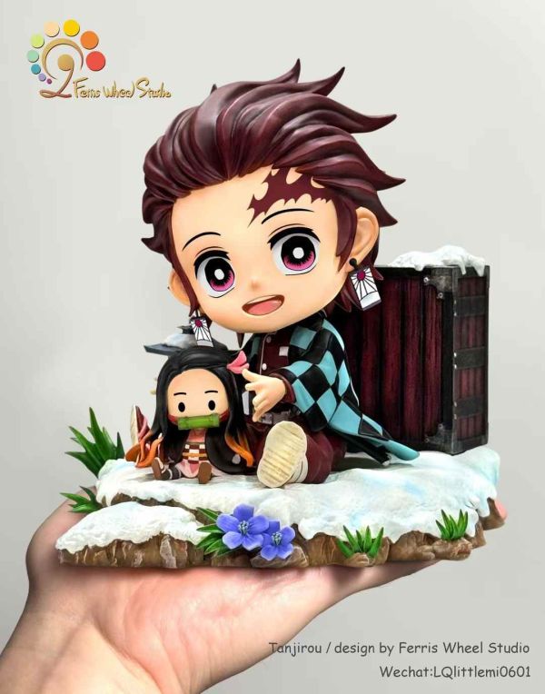 【預購】摩天輪-Studio > 鬼滅之刃 > 抱娃系列 禰豆子 & 炭寶寶 C-Studio,七龍珠,紫軍曹,GK,玩具,收藏,擺件,模型,公仔,人偶,手辦,動漫