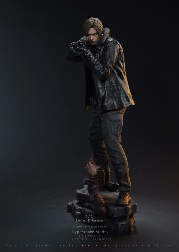 【預購】HP-Studio > 惡靈古堡 > 1/4 安魂曲系列 里昂&格蕾絲 HP-Studio,惡靈古堡,里昂,格蕾絲,GK,玩具,收藏,擺件,模型,公仔,人偶,手辦,動漫