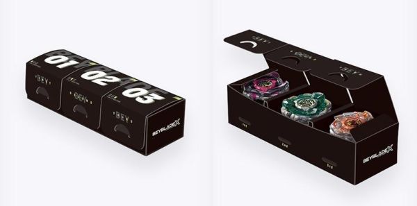 【在台現貨】BEYBLADE X > 戰鬥陀螺 > BX-57  3on3 戰術 戰術收納盒 黑色版 家庭教師,HITMANREBORN,里包恩,GK,玩具,模型,雕像,共鳴
