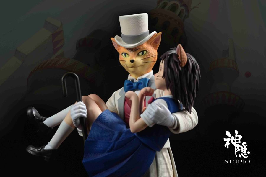 【預購】神隱工作室 > 宮崎駿 >擁抱系列 貓的報恩 磚塔上的誓約 吉岡春 & 貓男爵 POPO,鏈鋸人,蕾潔,GK,玩具,收藏,擺件,模型,公人偶,手辦,動漫