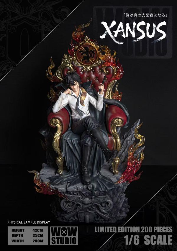 【預購】WOW-Studio > 家庭教師HITMAN REBORN! > 1/6 XANXUS王座 WOW-Studio,家庭教師HITMAN REBORN!,XANXUS王座,GK,玩具,收藏,擺件,模型,公仔,人偶,手辦,動漫