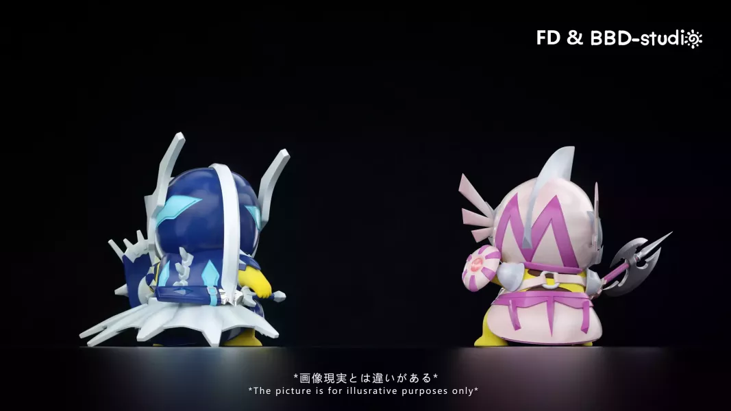【預購】BBD-Studio & FD > 寶可夢 > 皮卡丘cos帝牙盧卡&帕路奇亞 (多版本) BBD-Studio,FD,寶可夢,皮卡丘,帝牙盧卡,帕路奇亞,GK,玩具,收藏,擺件,模型,公仔,人偶,手辦,動漫