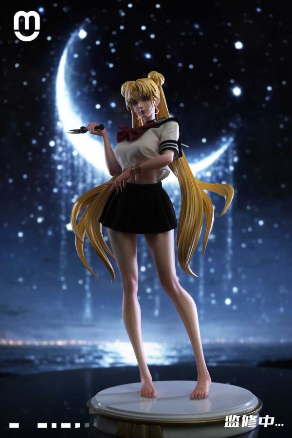 【預購】MU-Studio > 美少女戰士 > 暗黑水冰月雕像 月野兔 (雙版本) MU-Studio,美少女戰士,月野兔,GK,玩具,收藏,擺件,模型,公人偶,手辦,動漫