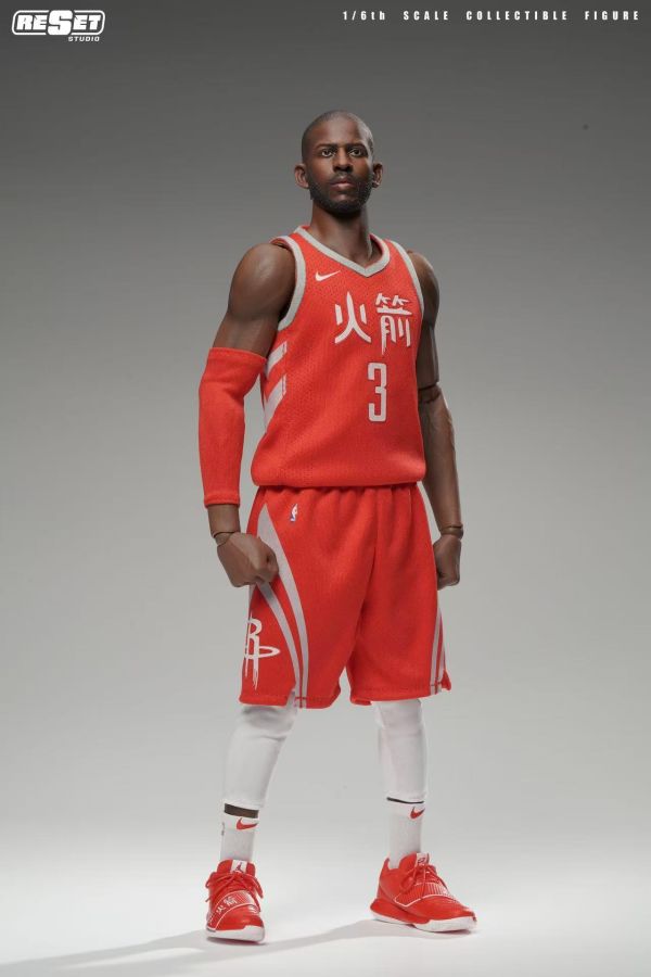 【預購】Reset-Studio > NBA > 1/6 中文火箭紀念版 保羅 Reset-Studio,NBA,保羅,GK,玩具,收藏,擺件,模型,公仔,人偶,手辦,動漫
