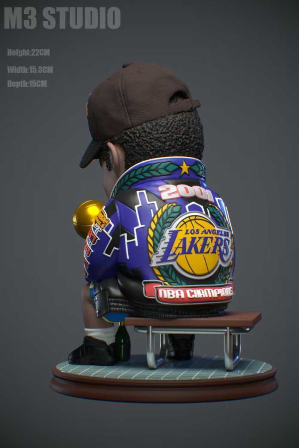 【預購】M3工作室>NBA>2001冠軍 Q版柯比 