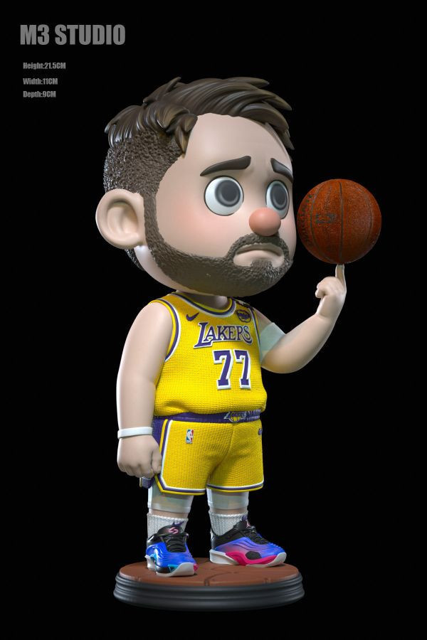 【售罄-代購/追加服務請洽客服】M3工作室 > NBA > 湖人隊 Q版盧卡·唐西奇 火影忍者,NARUTO,夕日紅,GK,玩具,模型,雕像,共鳴