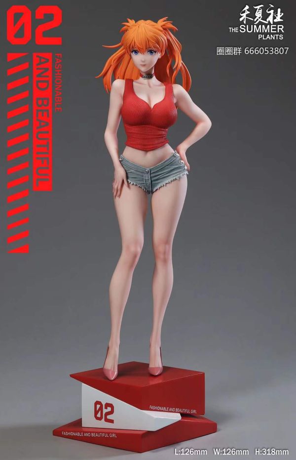 【售罄-代購/追加服務請洽客服】禾夏社工作室 > EVA新世紀福音戰士 > 1/6 夏日女友系列 校花明日香 火影忍者,NARUTO,夕日紅,GK,玩具,模型,雕像,共鳴
