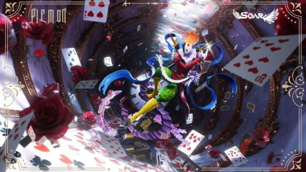 【售罄-代購/追加服務請洽客服】Soar > 數碼寶貝 > 黑暗四天王共鳴系列 小丑皇 Soar,數碼寶貝,小丑皇,GK,玩具,收藏,擺件,模型,公仔,人偶,手辦,動漫