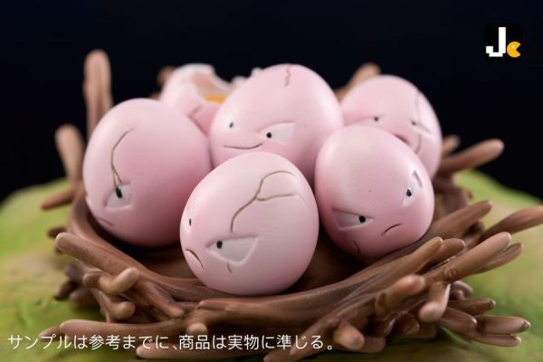 【已售罄，如欲追加請私訊客服@toykokoro】Jc-Studio>寶可夢>初代151共鳴系列 第110彈 蛋蛋 寶可夢,Pokemon,Pokémon,蛋蛋,JcStudio,GK,玩具,模型,雕像,擺飾,收藏,共鳴