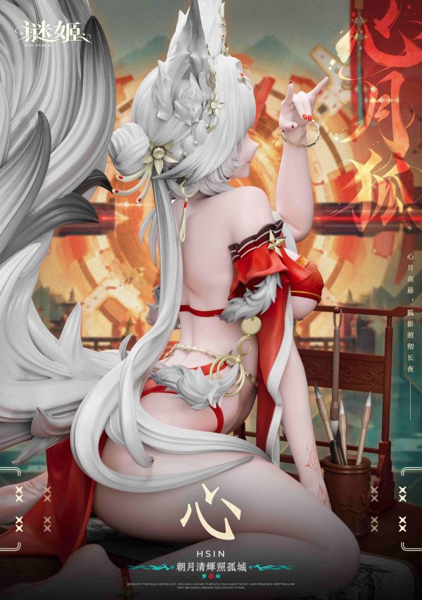 【預購】mi ji-Studio謎姬 > 鳴潮 > 1/6 系列第二款 心月狐(雙版本海外版有細節) 星火工坊,鳴潮,心月狐,GK,玩具,收藏,擺件,模型,公仔,人偶,手辦,動漫