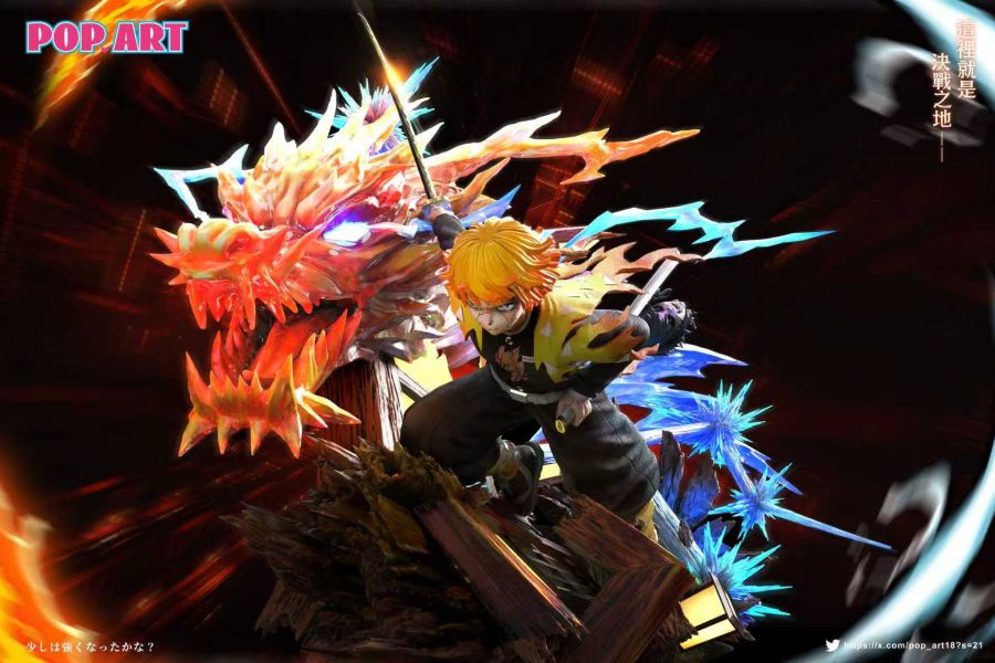 【預購】POP.ART > 鬼滅之刃 > 1/6 雷之呼吸柒之型 火雷神 我妻善逸 (雙版本) POP.ART,鬼滅之刃,雷之呼吸,我妻善逸,GK,玩具,收藏,擺件,模型,公仔,人偶,手辦,動漫