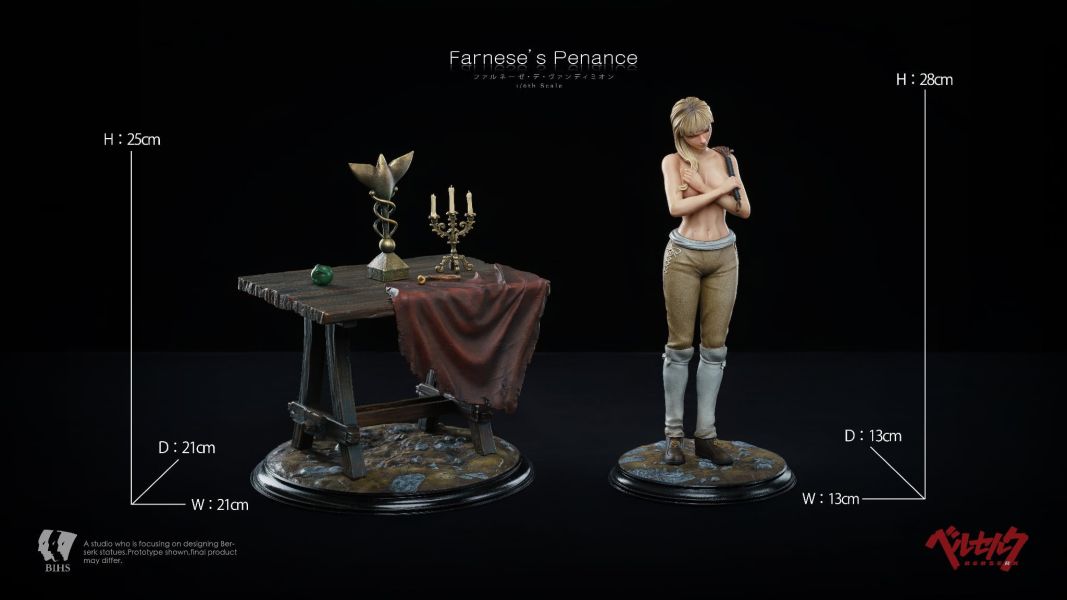 【預購】ironheart & BIHS工作室 > 烙印勇士 > 1/6 法爾納塞 罪罰之刻雕像 ironheart,BIHS工作室,烙印勇士,法爾納塞,GK,玩具,收藏,擺件,模型,公仔,人偶,手辦,動漫
