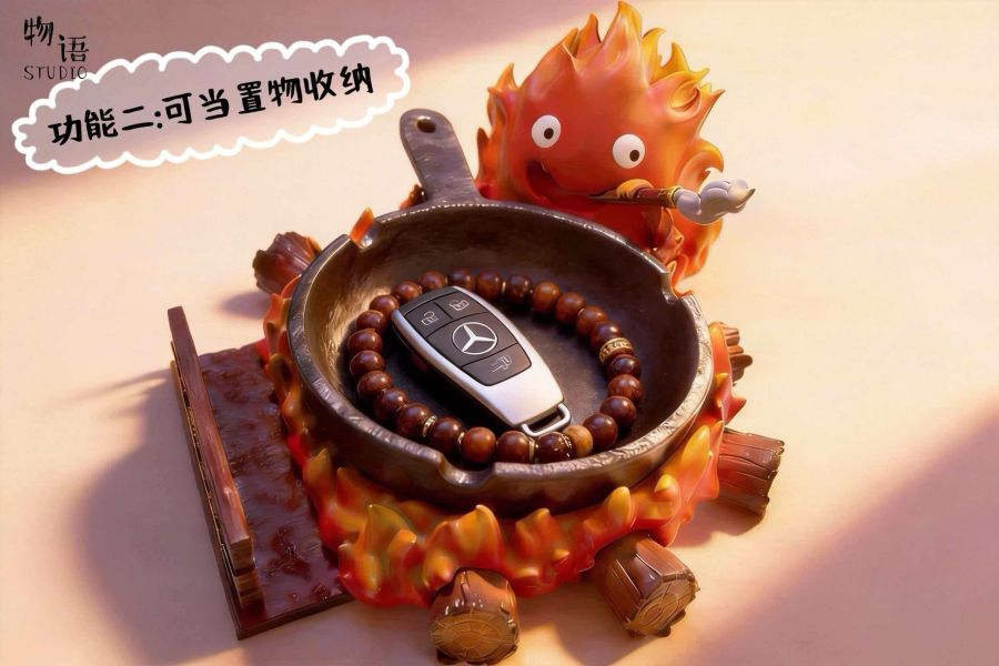 【預購】物語工作室 > 宮崎駿 > 霍爾的移動城堡 卡西法煙灰缸 物語工作室,宮崎駿,霍爾的移動城堡,卡西法,GK,玩具,收藏,擺件,模型,公仔,人偶,手辦,動漫