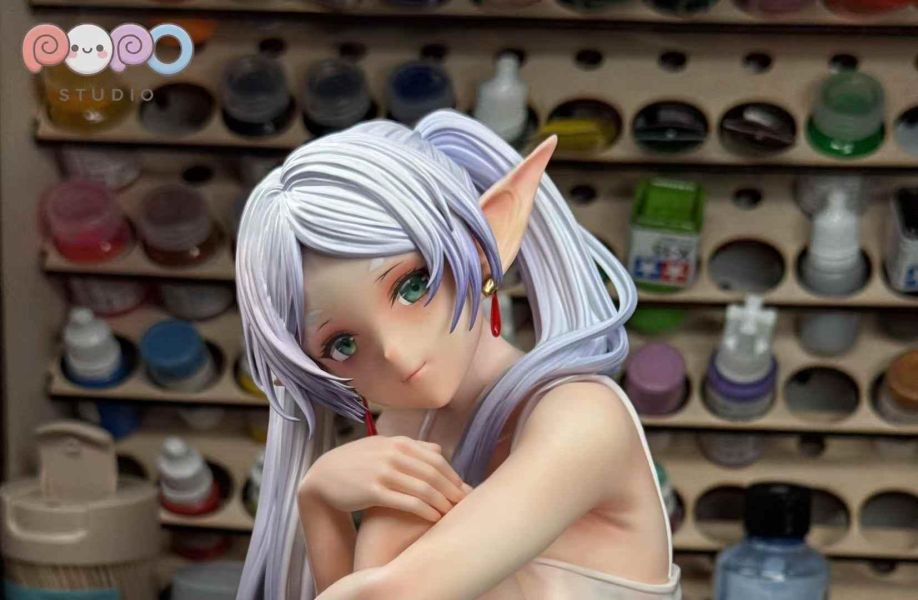 【預購】POPO-Studio > 葬送的芙莉蓮 > 1/4 桌擺系列 睡衣少女 芙莉蓮 EVE-Studio,葬送的芙莉蓮,費倫,GK,玩具,收藏,擺件,模型,公仔,人偶,手辦,動漫