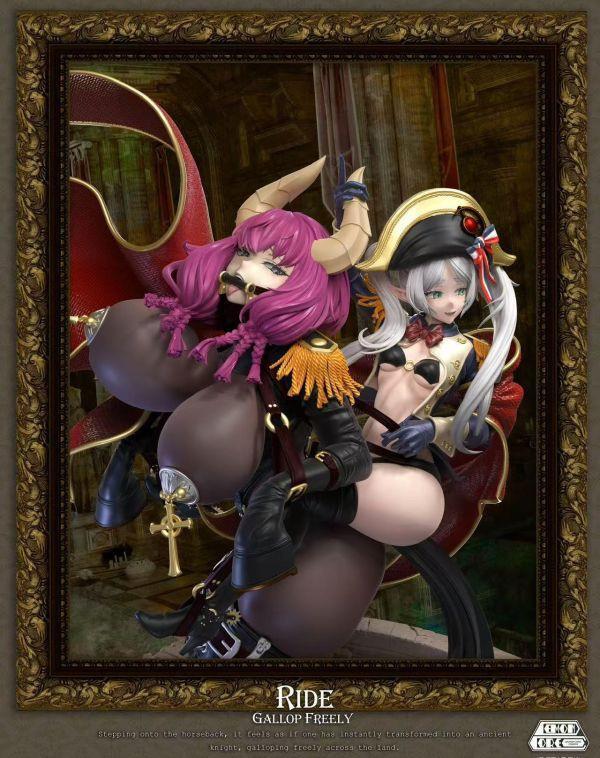 【補款】Demon Core > 葬送的芙莉蓮 > 1/5 拿破崙騎乘阿烏拉的芙莉蓮 宮崎駿,霍爾的移動城堡,卡西法,GK,玩具,模型,雕像,共鳴