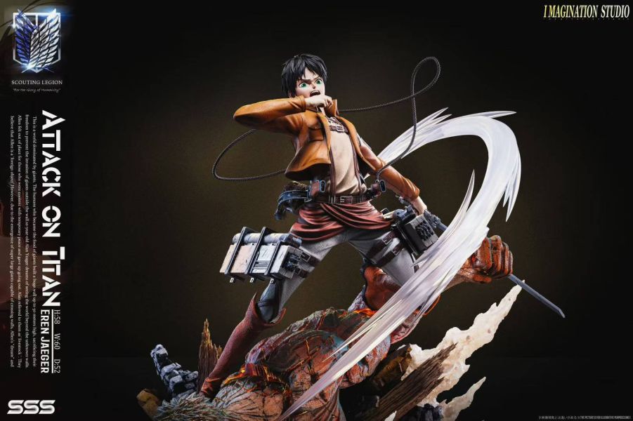 【預購】Imagination(YY) > 進擊的巨人 > 1/6 艾連 航海王,海賊王,GK,玩具,模型,雕像,共鳴