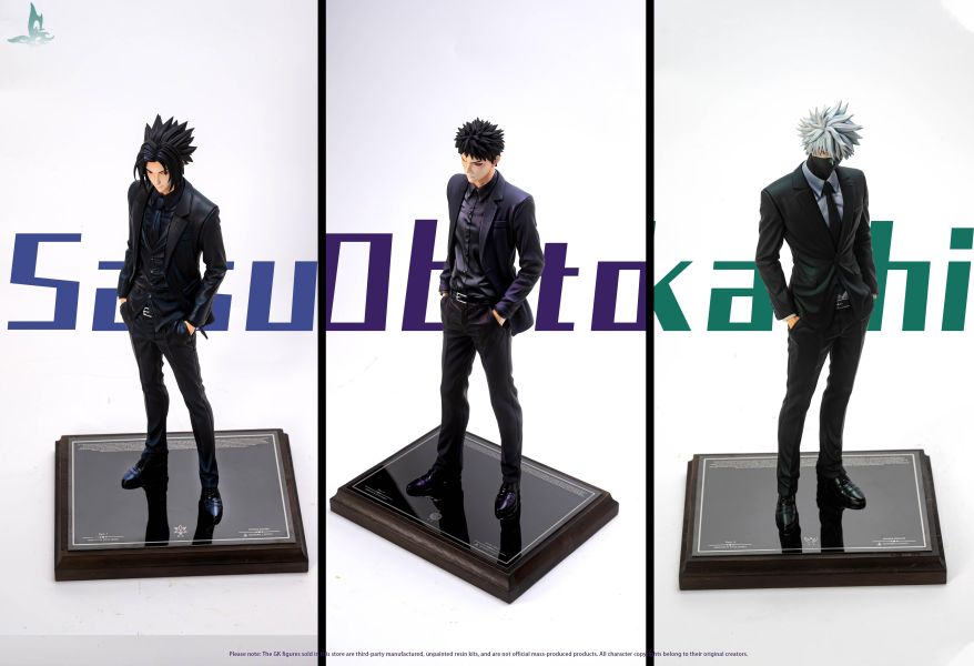 【預購】Butterfly Effect > 火影忍者 > 1/6 西格瑪系列 佐助 & 卡卡西 & 帶土 Power-Studio,火影忍者,山椒魚半藏,君麻呂,GK,玩具,收藏,擺件,模型,公仔,人偶,手辦,動漫