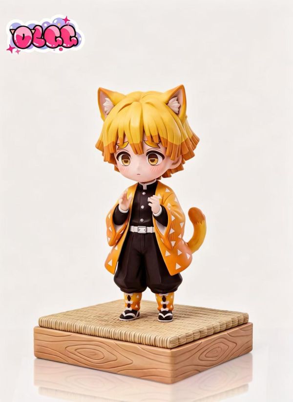 【預購】OLGG-Studio > 鬼滅之刃 > Q版貓咪造型 禰豆子&善逸 OLGG-Studio,鬼滅之刃,禰豆子,善逸,GK,玩具,收藏,擺件,模型,公仔,人偶,手辦,動漫