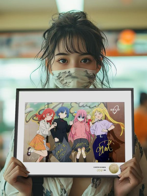 【預購】皇呱工作室>孤獨搖滾>結束樂隊合影簽名裝飾畫 NIKKE勝利女神妮姬,沙灘Viper ,手機遊戲,手遊,GK,玩具,模型,雕像,共鳴