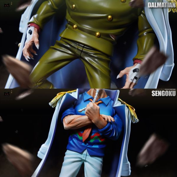 【預購】Black小黑 > 海賊王 > 私人訂製海軍系列 達爾梅西亞2.0&老年戰國2.0 Black小黑,海賊王,達爾梅西亞,戰國,GK,玩具,收藏,擺件,模型,公仔,人偶,手辦,動漫