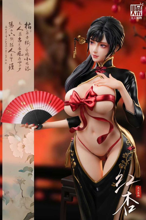 【預購】天工燥物 >  1/4 制服系列第三彈 旗袍紅杏 (雙版本) 天工燥物,紅杏,GK,玩具,模型,雕像,共鳴