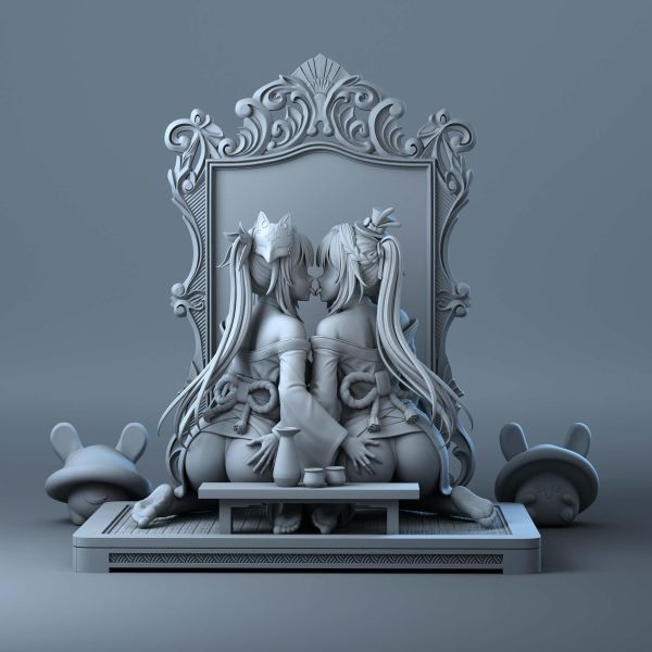 【預購】Lemon-Studio > 崩壞：星穹鐵道 > 1/6 雙生花魁 火花&花火 Lemon-Studio,崩壞：星穹鐵道,火花,花火,GK,玩具,收藏,擺件,模型,公仔,人偶,手辦,動漫