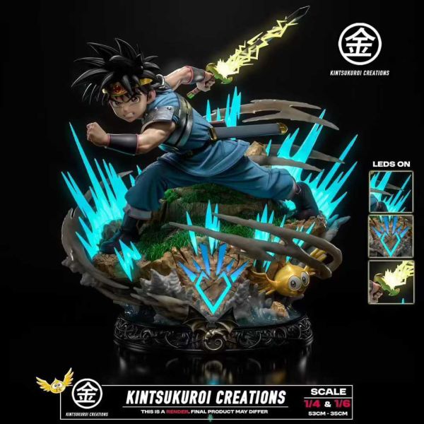 【預購】Kintsukuroi Creations > 勇者鬥惡龍 > 1/4&1/6 達伊 (雙比例) 勇者鬥惡龍,達伊,GK,玩具,模型,雕像,共鳴
