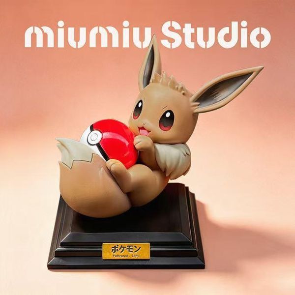【預購】MiuMiu夢幻 > 寶可夢 > 1/10 伊布GO MiuMiu夢幻,寶可夢,伊布,GK,玩具,收藏,擺件,模型,公仔,人偶,手辦,動漫