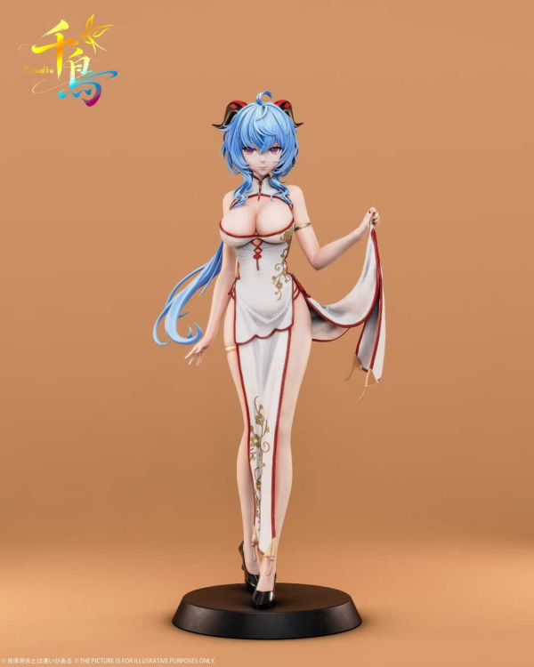 【預購】千鳥-Studio > 原神 > 1/1&1/6 國風旗袍 甘雨 (雙比例) 原神,甘雨,GK,玩具,模型,雕像,共鳴