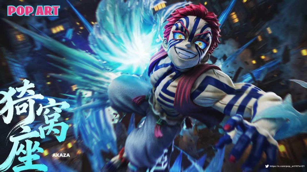 【預購】POP.ART > 鬼滅之刃 > 1/6 上弦之參 猗窩座 POP.ART,鬼滅之刃,猗窩座,GK,玩具,收藏,擺件,模型,公仔,人偶,手辦,動漫