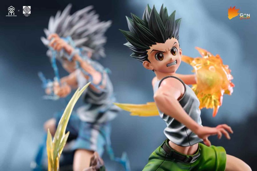 【預購】Aftershock & Fibonacci > HUNTER×HUNTER全職獵人 > 1/6 奇犽 & 小傑 家庭教師,HITMANREBORN,里包恩,GK,玩具,模型,雕像,共鳴