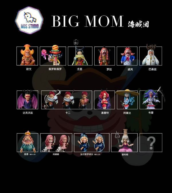 【已售罄，如欲追加請私訊客服@toykokoro】MDS-Studio>海賊王>共鳴系列 BIG MOM海賊團第八彈 夏洛特·普莉姆 間諜家家酒,安妮亞,萬聖節,SPYFAMILY,WakuWaku