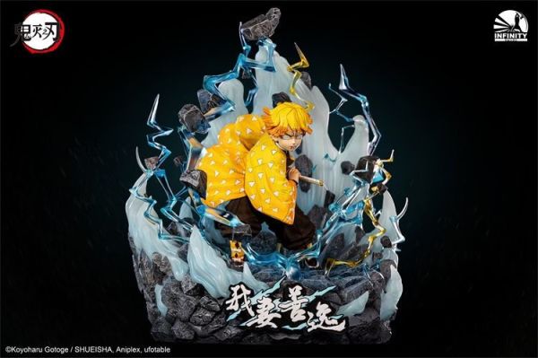 【在台現貨】《正版授權》開天 > 鬼滅之刃 > 1/4 我妻善逸 鳴潮,庫洛,長離,手機遊戲,手遊,GK,玩具,模型,雕像,共鳴