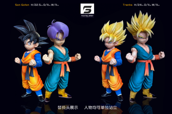 【預購】Fighting Sprit>七龍珠>孫悟天 & 特蘭克斯 七龍珠,Dragonball,孫悟天,特蘭克斯,超級賽亞人,賽亞人,GK,玩具,模型,雕像,共鳴